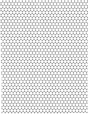 High resolution graphene lattice